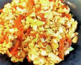 〈低糖質〉豆腐チャーハン作り方6写真