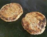 ベジタリアン低GIバーガー。そば粉に豆腐作り方7写真