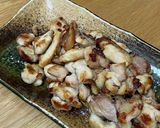 簡単♩フライパンで焼き鳥（鳥モモ　塩）作り方11写真