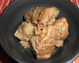 生姜好きの牛スジのポン酢煮込み作り方5写真