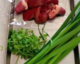 鶏レバニラ炒め作り方1写真