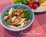 レンジde蒸し鶏と胡瓜のパクチーサラダ作り方11写真