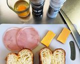 フライパンでホットサンド♪作り方1写真