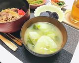 牛丼メインの夕飯献立・血液サラサラ玉ねぎ作り方2写真