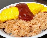 美味しい半熟オムレツライス作り方5写真