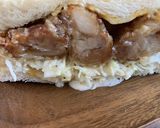 チキンタツタ風はちみつマヨホットサンド作り方18写真