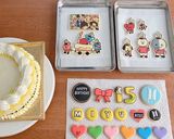 BT21キャラケーキ★BTS作り方5写真