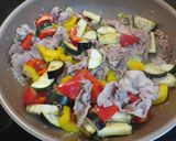 夏野菜と豚肉のねぎ塩レモンソテー作り方3写真