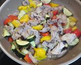 夏野菜と豚肉のねぎ塩レモンソテー作り方4写真