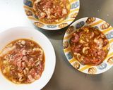 焼肉タレ味噌うどん味豚こま大根青椒肉絲風作り方4写真