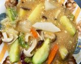 根菜万能麺のすごだれ炒め味温野菜サラダ作り方17写真