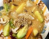 根菜万能麺のすごだれ炒め味温野菜サラダ作り方18写真