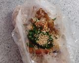 ポリ袋でサバ缶と梅のごはん作り方7写真