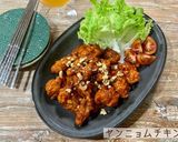 鶏むね肉で!ヤンニョムチキン作り方7写真