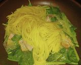 超簡単！ベーコンとほうれん草のパスタ！作り方6写真