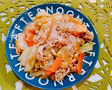 ☆簡単！ウスターソースのふわ卵野菜炒め☆作り方6写真