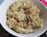 夏ごぼうと真竹の炊き込みご飯作り方4写真