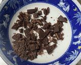 簡単バスク風ココア&チョコチーズケーキ作り方2写真