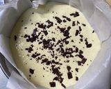 簡単バスク風ココア&チョコチーズケーキ作り方7写真