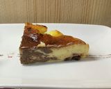 簡単バスク風ココア&チョコチーズケーキ作り方12写真