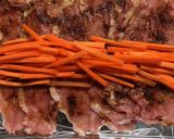人参の肉巻き〜焼きそば味【時短】作り方2写真