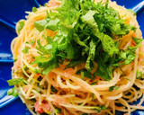 白だしとごま油で！簡単明太子パスタ作り方4写真