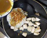 カレー風味香る♪簡単チキンパクチー炒飯作り方6写真