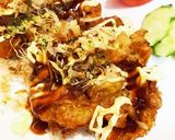 かき揚げ風お好み焼き作り方3写真