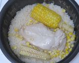 とうもろこしと鶏むね肉のバターライス作り方5写真