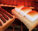 食パンで簡単!とろけるスモアサンド作り方2写真