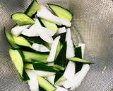 全てレンジ大根きゅうりズッキーニ甘酢漬け作り方4写真