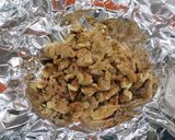 給食風♪大豆とくるみの甘辛じゃこ炒め作り方1写真