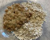 レンチン！オートミールで納豆チャーハン風作り方1写真