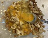 レンチン！オートミールで納豆チャーハン風作り方3写真
