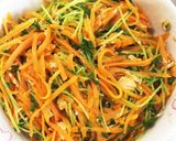 もう一品に！人参と豆苗の炒め煮作り方7写真