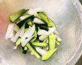 全てレンジ大根きゅうりズッキーニ甘酢漬け作り方3写真