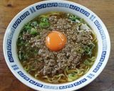少子中華そば(ひき肉中華そば)作り方4写真