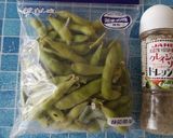枝豆のクレイジーソルトドレッシング炒め作り方1写真