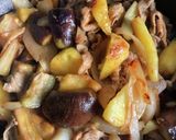 ナス豚肉じゃがいも炒め作り方3写真