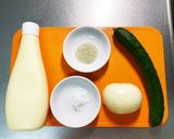 鮭のパン粉焼き さっぱりタルタル添え作り方1写真