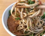 ツナのピリ辛胡麻だれ混ぜ蕎麦作り方5写真