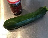 簡単　ズッキーニと搾菜の和え物作り方1写真