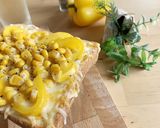 黄色野菜のバターコーンチーズトースト作り方14写真
