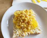 黄色野菜のバターコーンチーズトースト作り方6写真