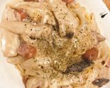 エリンギと玉葱のクリームパスタ作り方5写真