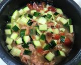 ☆簡単☆ヘルシー鮭のカラフル炊き込みご飯作り方4写真
