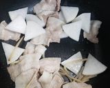 豚バラ大根を丼物に!?豚バラ大根卵とじ丼作り方3写真