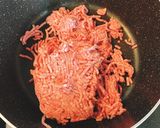 韓国風肉味噌丼作り方2写真