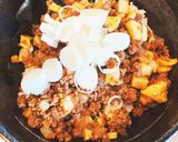 韓国風肉味噌丼作り方6写真