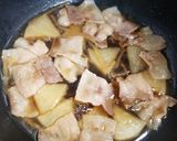 豚バラ大根を丼物に!?豚バラ大根卵とじ丼作り方7写真